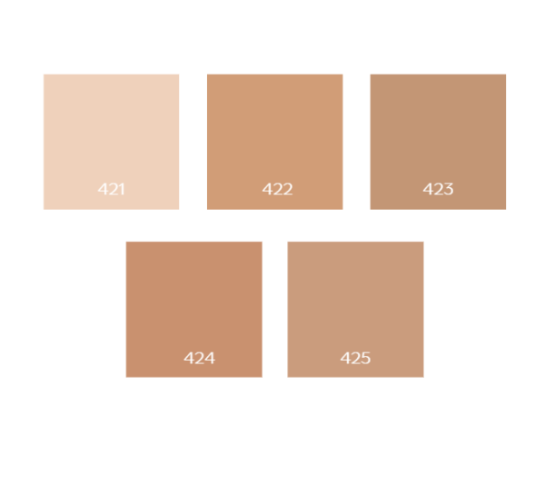 compact powder all day matte finish full coverage vitamin complex with powder puff & mirror